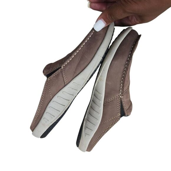 Spenco Mules Women's 6 Brown Leather Slip‎ On Low Top Round Toe Comfort Shoes - Picture 5 of 9